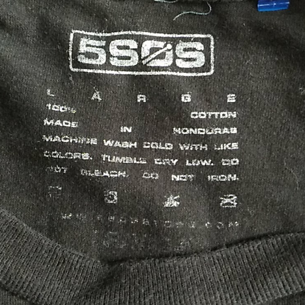 2019 5SOS NORTH AMERICAN TOUR SHIRT - Picture 8 of 8